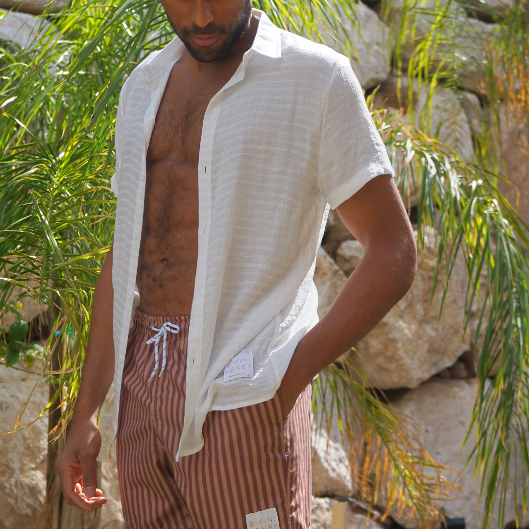 POOLSIDE BUTTON FRONT SHIRT